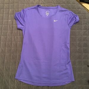 Nike Women's Short Sleeve Violet Tee